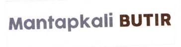 Trademark MANTAPKALI BUTIR