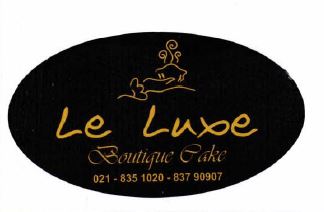 Trademark LE LUXE BOUTIQUE CAKE + LOGO