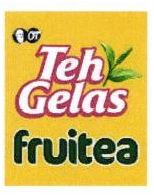 Trademark OT TEH GELAS FRUITEA + LOGO