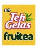 Trademark OT TEH GELAS FRUITEA + LOGO