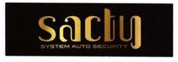 Trademark SACTY SYSTEM AUTO SECURITY