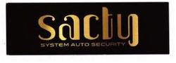 Trademark SACTY SYSTEM AUTO SECURITY