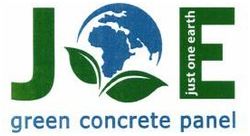 Trademark JOE JUST ONE EARTH GREEN CONCRETE PANEL + LOGO