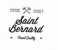 Trademark SAINT BERNARD FINEST QUALITY GENUINE LEATHER TOUGH & DURABLE + LOGO