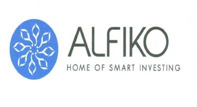 Trademark ALFIKO HOME OF SMART INVESTING + LOGO