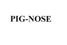 Trademark PIG-NOSE