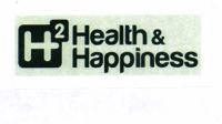 Trademark H2 HEALTH & HAPPINESS