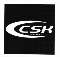 Trademark CSK HELMET + LOGO