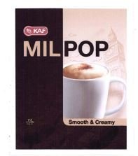 Trademark KAF MILPOP SMOOTH & CREAMY + GAMBAR