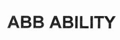 Trademark ABB ABILITY