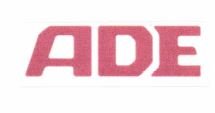 Trademark ADE + LOGO
