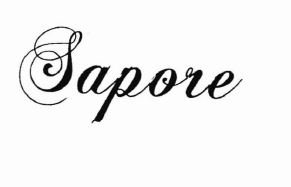 Trademark SAPORE