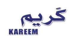 Trademark KAREEM + KARAKTER HURUF NON LATIN