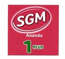 Trademark SGM ANANDA 1 PLUS + LOGO