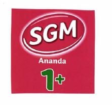 Trademark SGM ANANDA 1+ + LOGO