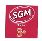 Trademark SGM EKSPLOR 3 PLUS + LOGO