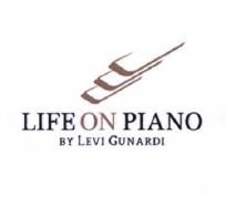 Trademark LIFE ON PIANO BY LEVI GUNARDI + LOGO