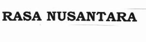 Trademark RASA NUSANTARA