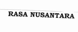 Trademark RASA NUSANTARA