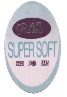 Trademark SUPER SOFT + KARAKTER NON LATIN + LOGO