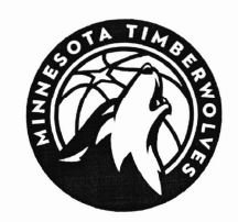 Trademark MINNESOTA TIMBERWOLVES + LUKISAN