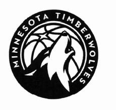 Trademark MINNESOTA TIMBERWOLVES + LUKISAN