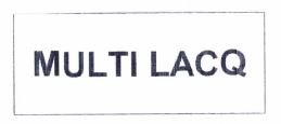 Trademark MULTI LACQ