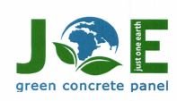 Trademark JOE GREEN CONCRETE PANEL + LOGO