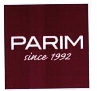 Trademark PARIM SINCE 1992