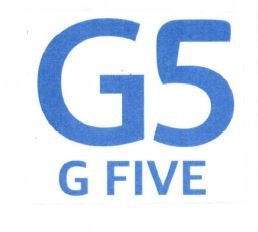 Trademark G5 G FIVE