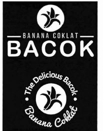 Trademark BANANA COKLAT BACOK THE DELICIOUS BACOK + LOGO