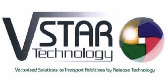 Trademark VSTAR TECHNOLOGY VECTORIZED SOLUTIONS TO TRANSPORT ADDITIVES BY RELEASE TECHNOLOGY + LOGO