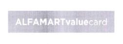 Trademark ALFAMARTVALUECARD