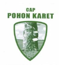 Trademark CAP POHON KARET + LUKISAN