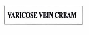 Trademark VARICOSE VEIN CREAM