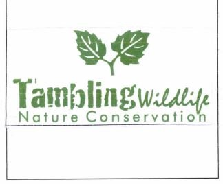 Trademark TAMBLING WILDLIFE NATURE CONSERVATION + LOGO