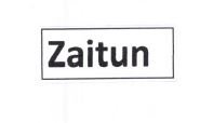 Trademark ZAITUN