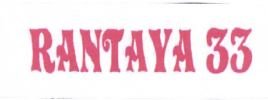 Trademark RANTAYA 33