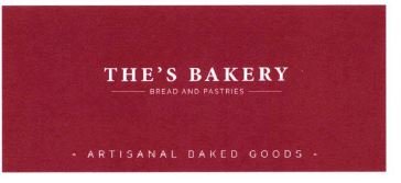 Trademark THE'S BAKERY BREAD AND PASTRIES ARTISANAL BAKED GOODS + LOGO