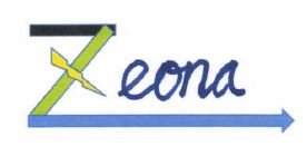 Trademark ZEONA + LOGO