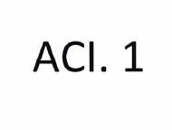 Trademark ACI. 1