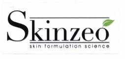 Trademark SKINZEO SKIN FORMULATION SCIENCE + LOGO