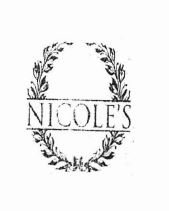 Trademark NICOLE'S + LOGO