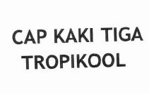 Trademark CAP KAKI TIGA TROPIKOOL