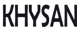 Trademark KHYSAN