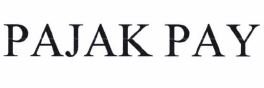 Trademark PAJAK PAY