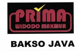 Trademark PRIMA WIDODO MAKMUR BAKSO JAVA + LOGO