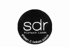 Trademark SDR KOMPOR LISTRIK EFISIEN & BEBAS POLUSI + LOGO