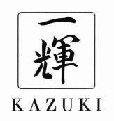 Trademark KAZUKI + KARAKTER NON LATIN