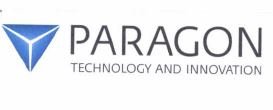 Trademark PARAGON TECHNOLOGY AND INNOVATION + LOGO